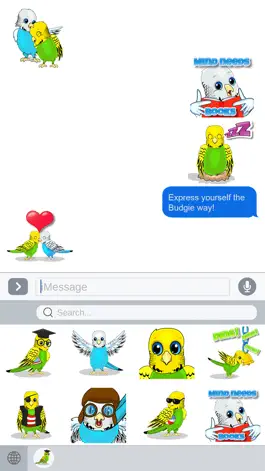 Game screenshot BudgieMoji - Parakeet Emojis hack