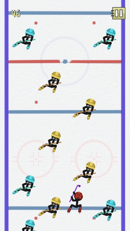Hockey Stick-Man Ice Skating Rink Pro