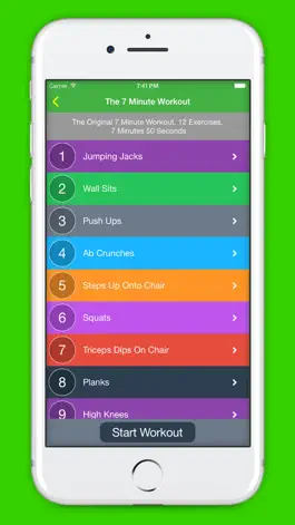 Game screenshot 7 Minute Workouts apk