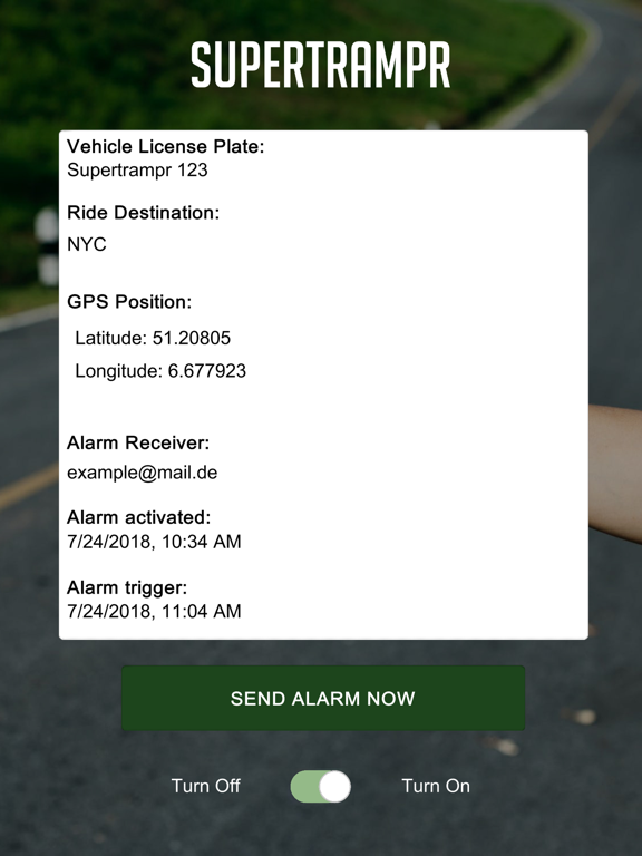 Screenshot #6 pour Supertrampr - hitchhike safer