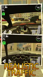 traffic sport car driving sim iphone screenshot 3