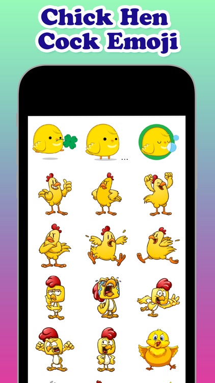 Chick Hen Cock Emoji