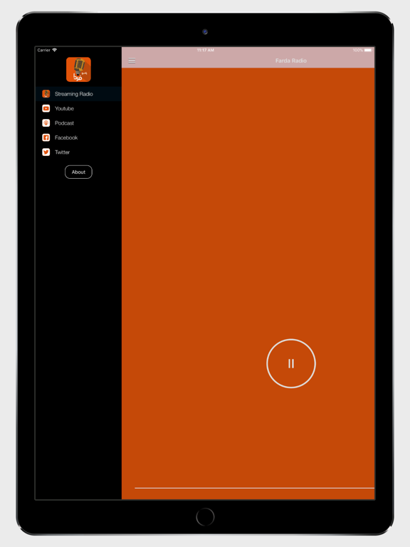 Farda Radio Online iPad screenshot 4 - Entertainment app