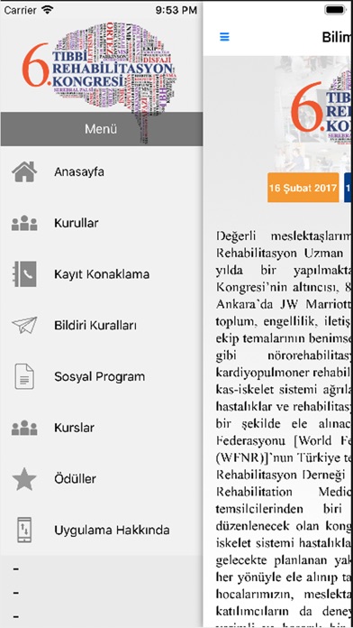 Tıbbi Rehabilitasyon Kongresi screenshot 2