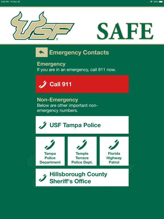 Screenshot #6 pour USF SAFE