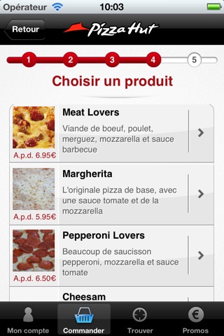 Pizza Hut Belgique screenshot 3