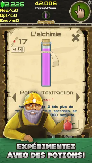 Capture d'écran de Clicker Mine Mania 2 sur iPhone 5