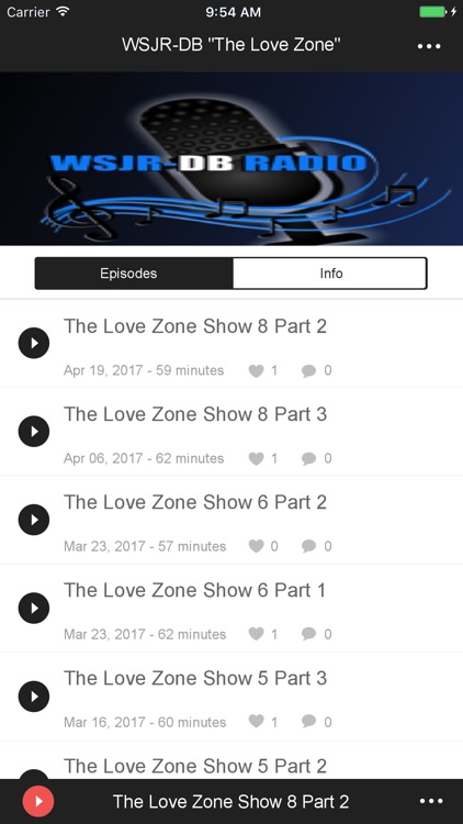 WSJR-DB "The Love Zone"