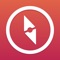 Polarsteps automatically tracks your route and places you've visited while you are traveling