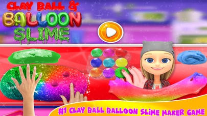 Clay Ball & Balloon Slime Gameのおすすめ画像1