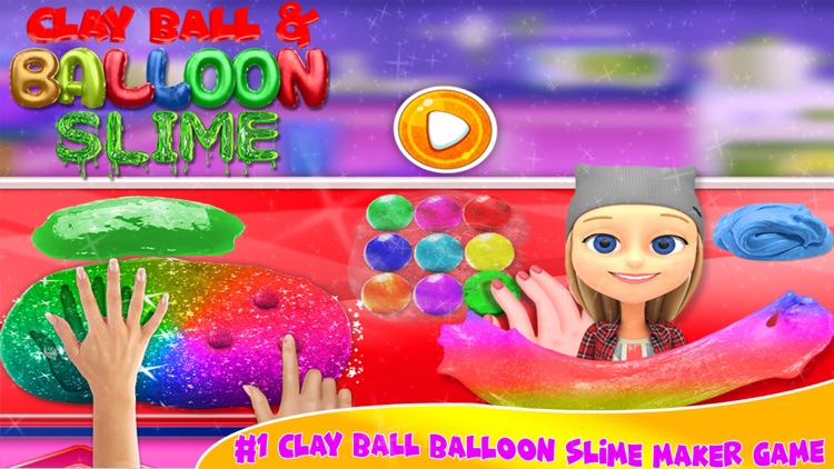 Clay Ball & Balloon Slime Game