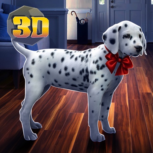 Dalmatian Dog Home Life Sim icon