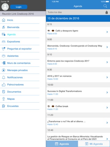 Reunión Link Credicorp 2017 screenshot 3