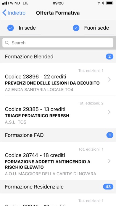 Formazione Sanità Piemonte screenshot 3