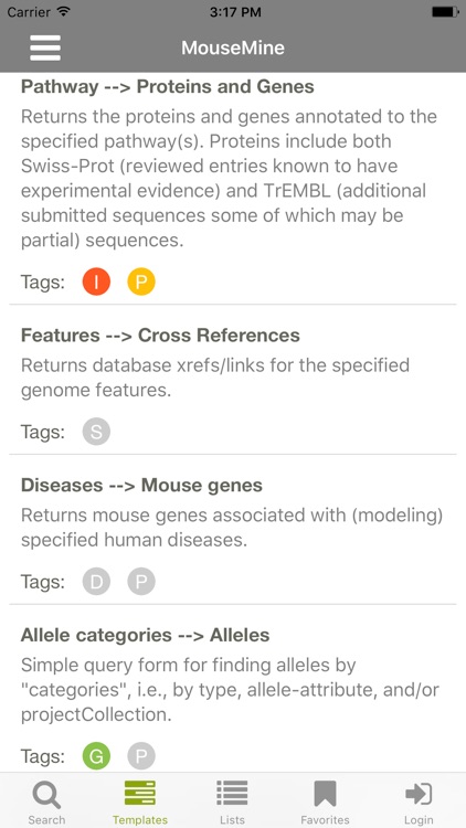 InterMine Gene Search screenshot-4