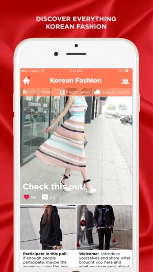 Korean Fashion Amino(圖1)-速報App