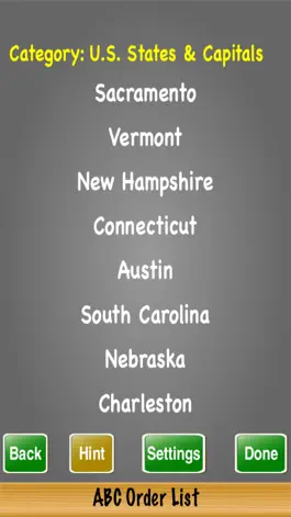 Game screenshot ABC Order List hack
