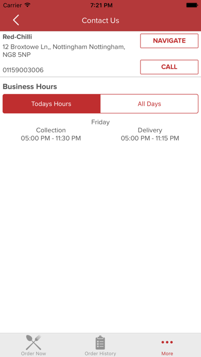 How to cancel & delete Red-Chilli Nottingham from iphone & ipad 4