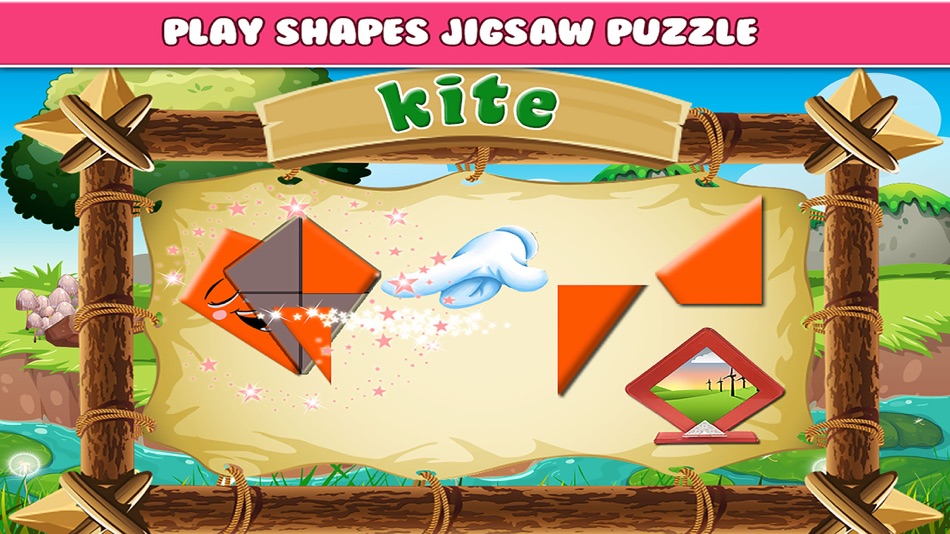 #3. Shape Learning Puzzle (iOS) By: Pravinkumar Parmar
