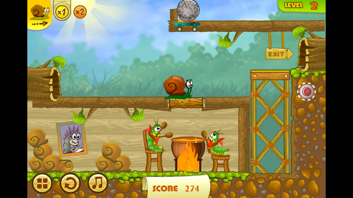 小蜗牛回家 - 耐玩休闲益智游戏 screenshot 1