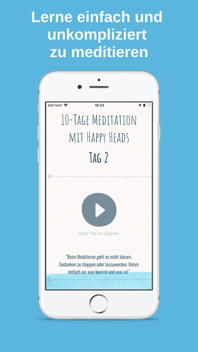 Screenshot #1 pour Happy Heads: Meditieren lernen