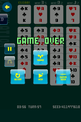 Wizard's Solitaire Calculation screenshot 3