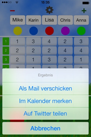 Mini Golf Score Card screenshot 3