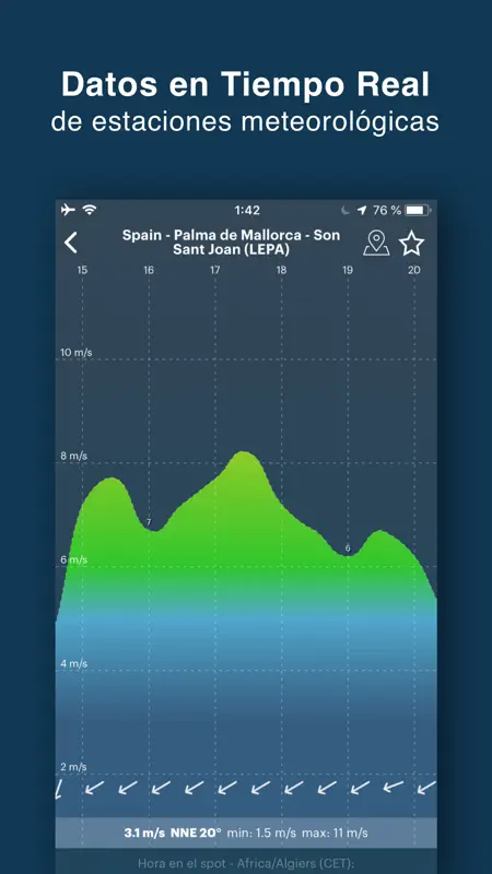 WINDY PRO: viento y olas screenshot 5 of 6