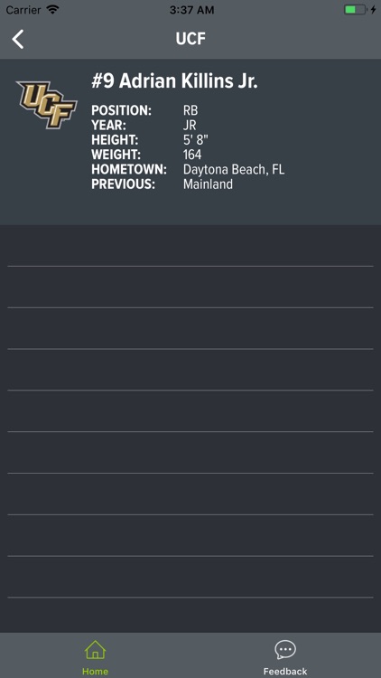 UCF Football 2018