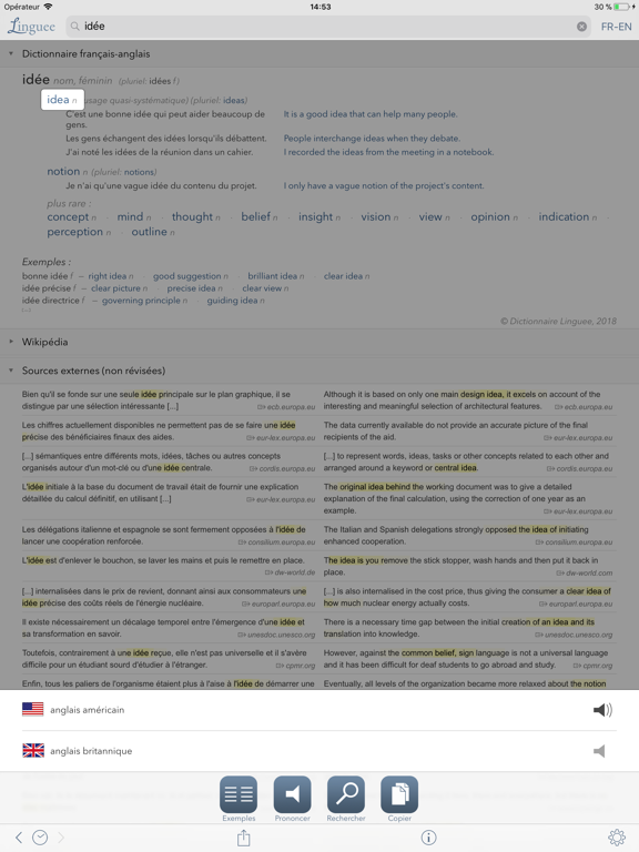 Screenshot #6 pour Dictionnaire Linguee