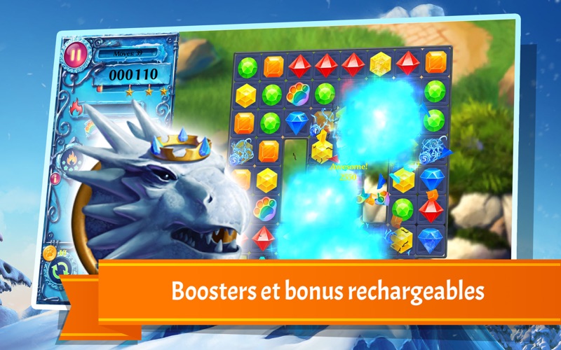 Screenshot #3 pour Ice Crystal Adventure Puzzle