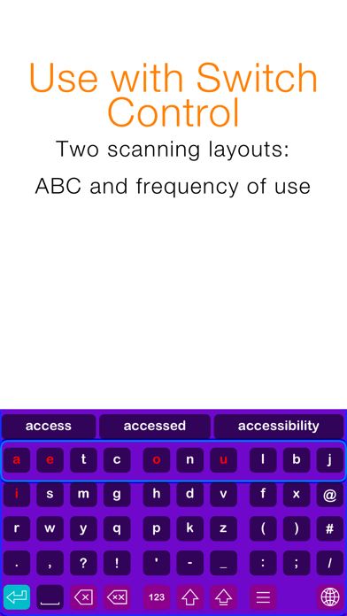 Keeble - Accessible keyboard Screenshot 4