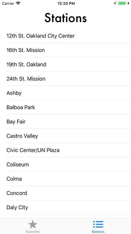BART Watch - Station Times