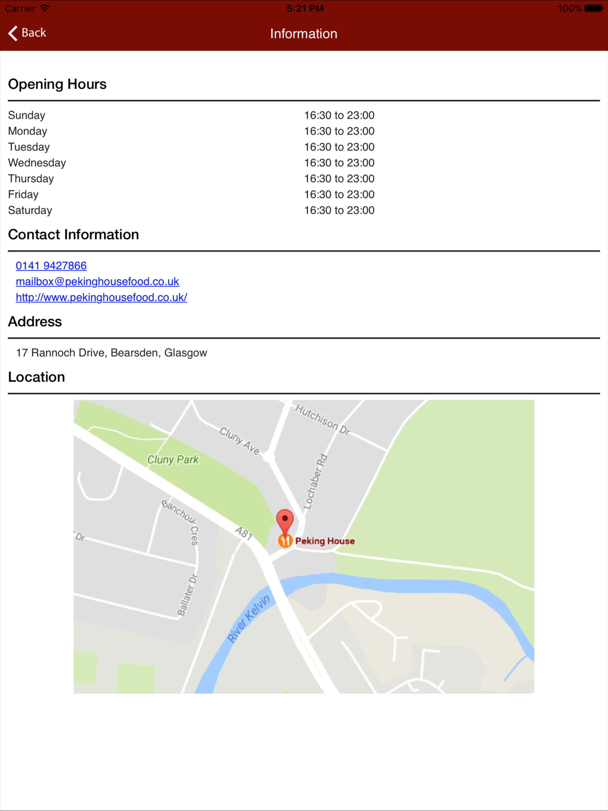 Peking House Glasgow screenshot 7
