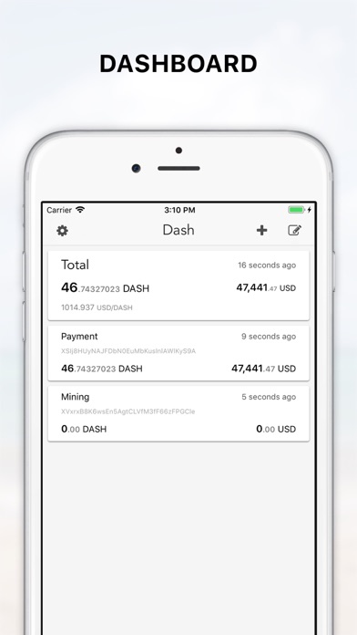How to cancel & delete Dash coin address viewer from iphone & ipad 1