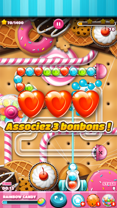 Screenshot #1 pour Candy:Marble Blast