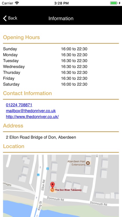 The Don River Takeaway