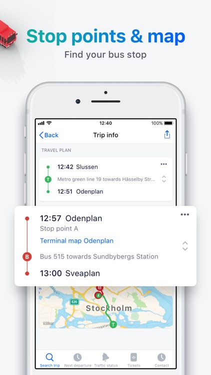 Res i STHLM:SL journey planner