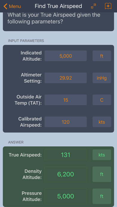E6B Aviation Calculator Screenshot