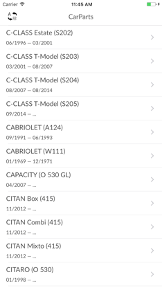 Car Parts for Mercedes-Benz screenshot 1