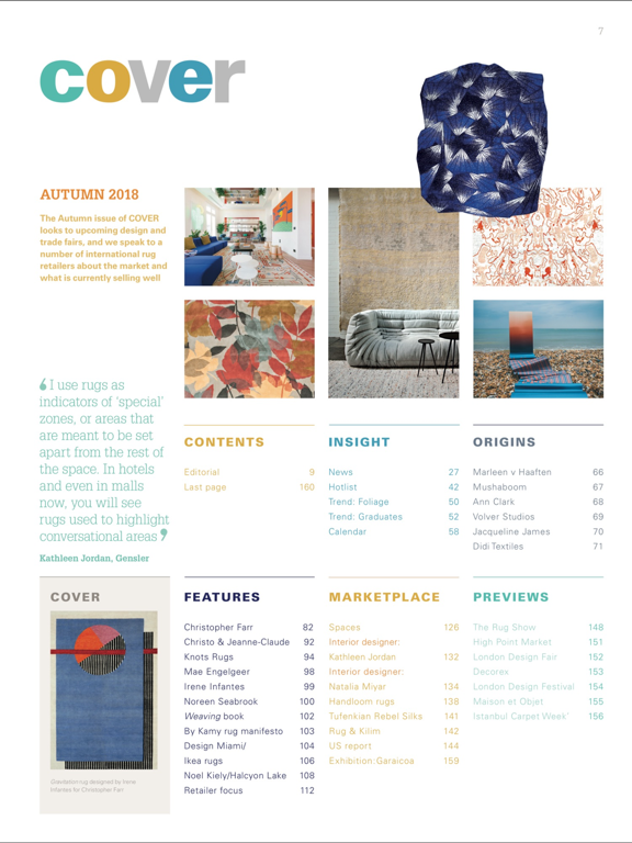 Screenshot #5 pour COVER: Modern Carpets&Textiles