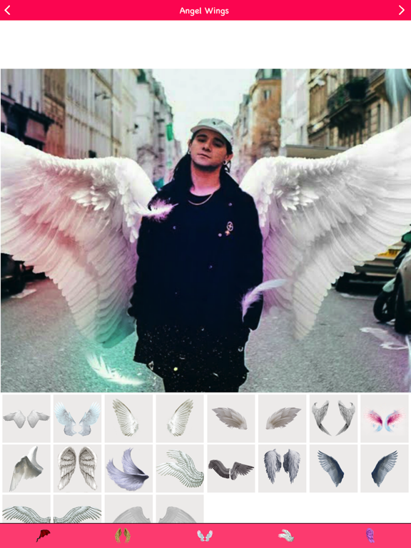 Screenshot #5 pour Angel Wings Photo Booth