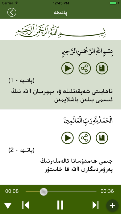 Screenshot #3 pour Quran Uyghur قۇرئان ئۇيغۇر