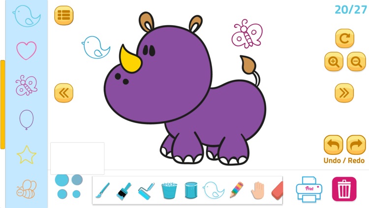 Drawing & Coloring Animal Book screenshot-7