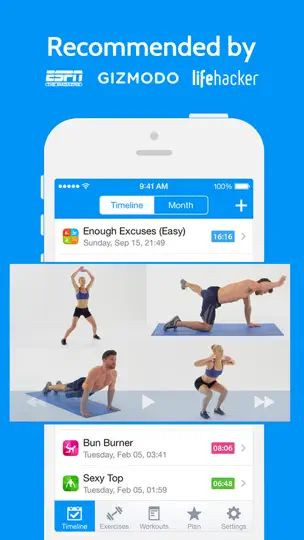 Captura de pantalla de Instant Fitness: Workout Trainer en iPhone 2