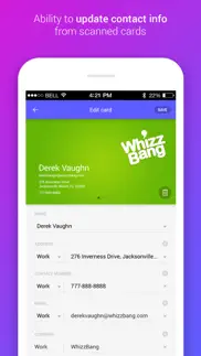 business card reader & scanner iphone screenshot 4