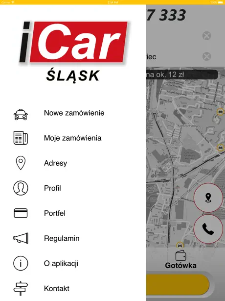 ICAR TAXI Śląsk 727 777 333