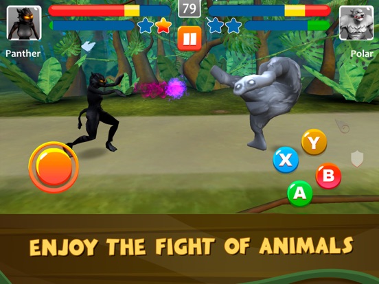 Animals Kungfu Master Legend iPad screenshot 1 - Games app