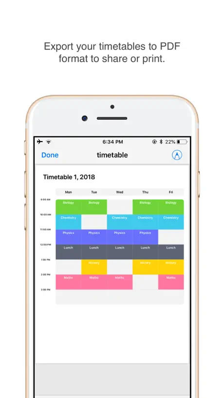 Day-Today: Timetable