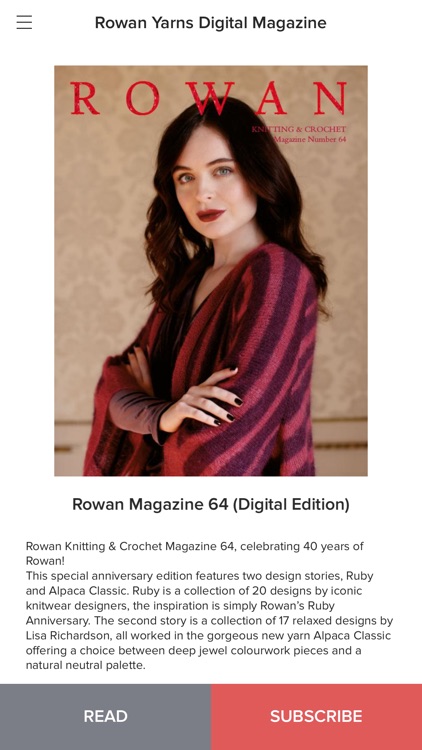 Rowan Yarns Magazine screenshot-3